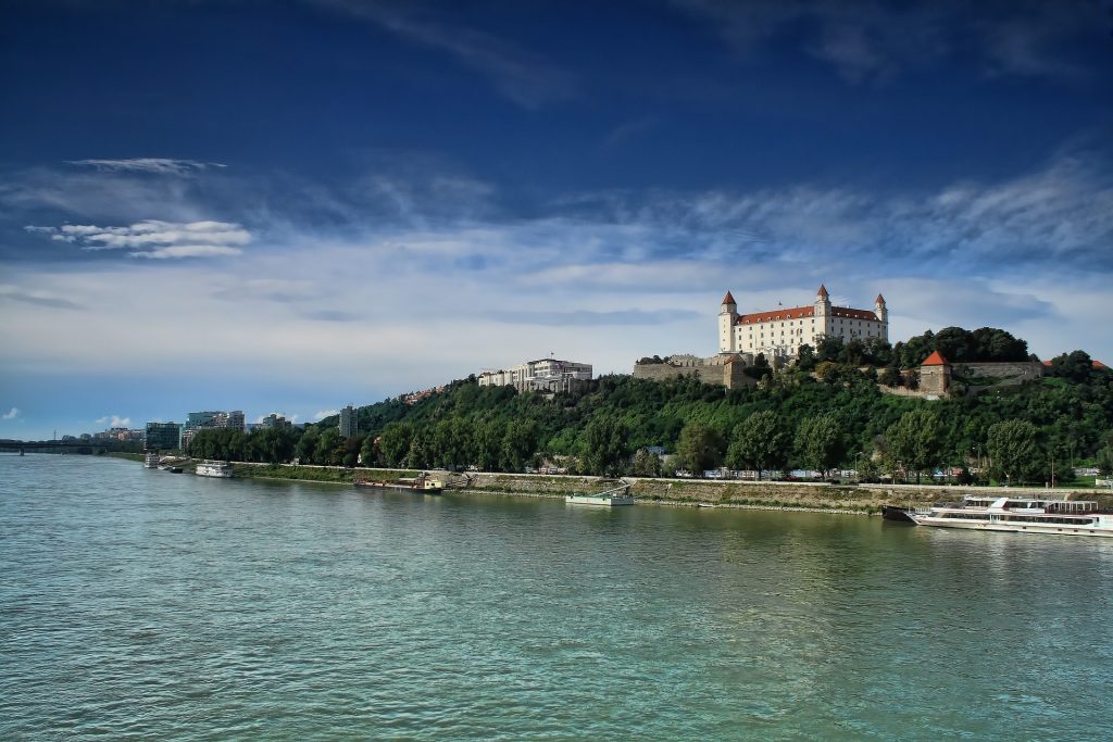 Die Donau in Bratislava.