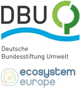 Logos von der Deutschen Bundesstiftung Umwelt und Ecosystem Europe