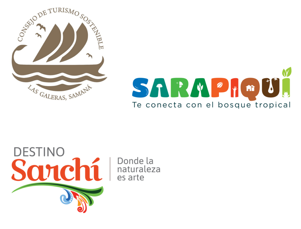 The partner destinations Sarchí, Las Galeras and Sarapiquí.